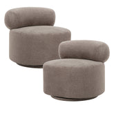 Bailey Armchair Chocolate (Set of 2)