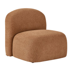 Luca Block Accent Chair Pumpkin