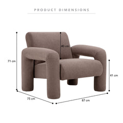 Matilda Armchair Chocolate