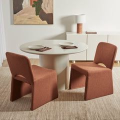 Set of 2 Madrid Dining Chairs Cinnamon