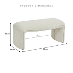 Rosie Ottoman Bench Natural