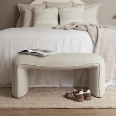 Rosie Ottoman Bench Natural