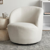Sadie Swivel Armchair Cream