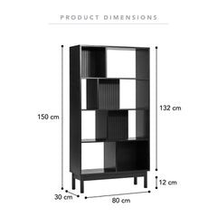 Apia Bookshelf Black