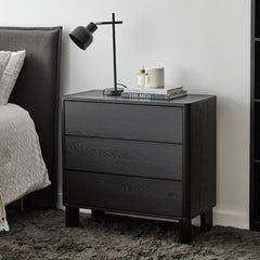 Taupo Chest of 3 Drawers Black
