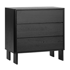 Taupo Chest of 3 Drawers Black
