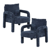 Foster Armchair Navy (Set of 2)