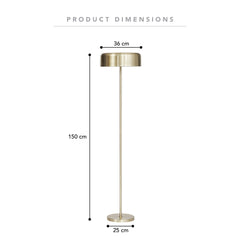 Mushroom Floor Lamp Gold