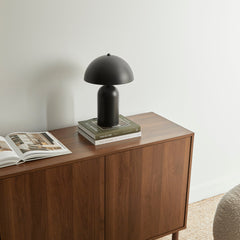 Mushroom Table Lamp Black