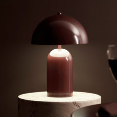 Mushroom Table Lamp Cabernet (Set of 2)
