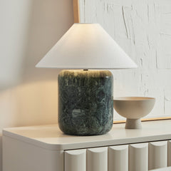 Blake Marble Table Lamp Emerald