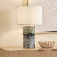Quinn Marble Table Lamp Jade