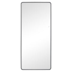 Luna 180cm Rectangle Front Illuminated Mirror Black