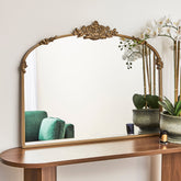 Florence 100cm Baroque Mirror Gold