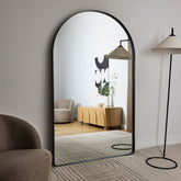 Arden 180cm Arch Mirror Black