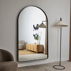 Arden 180cm Arch Mirror Black