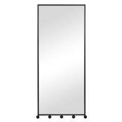 Orbit Sphere 180cm Floor Length Mirror Black