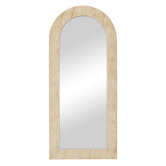 Sienna 180cm Arch Mirror Travertine Look