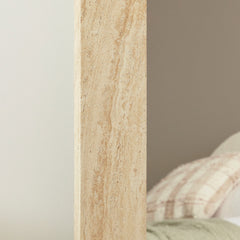 Sienna 180cm Rectangle Mirror Travertine Look