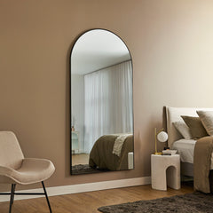 Cindy XXL 200cm Arch Mirror Black