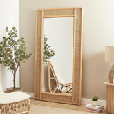 Cove Rattan 180cm Rectangle Mirror