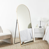 Cindy 160cm Arch Mirror Gold
