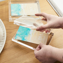 Isla Set of 2 15x11cm Acrylic Photo Frames