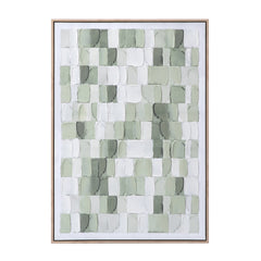 Sage Bricks Wall Art 70x100cm