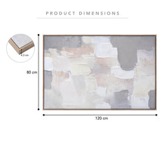 Muted Forms Wall Art 80x120cm