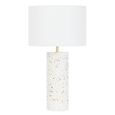 Ezra Terrazzo Table Lamp White