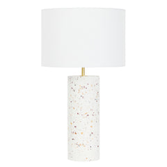 Ezra Terrazzo Table Lamp White