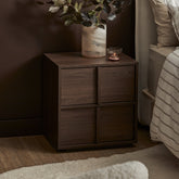 Auggie Bedside Table Walnut