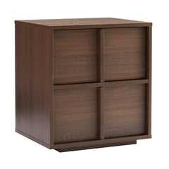 Auggie Bedside Table Walnut