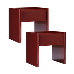 Martine Bedside Table Wine (Set of 2)