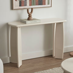 Charlie Gloss Console Table Cream (110cm)
