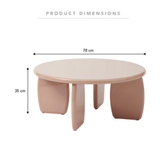 Charlie Gloss Coffee Table Clay