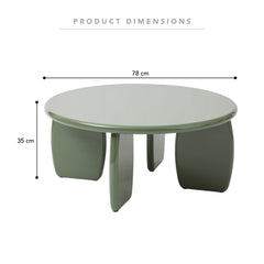 Charlie Gloss Coffee Table Green