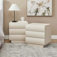 Elsene Bedside Table Grey (Set of 2)