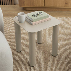 Maison Metal Square Side Table Birch