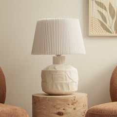 Cleo Table Lamp White