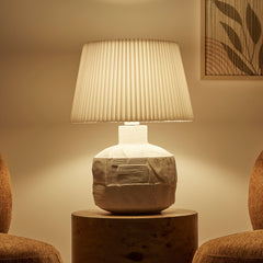 Cleo Table Lamp White