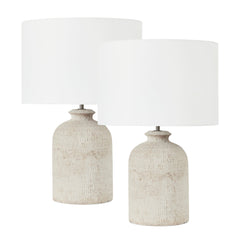 Shiloh Table Lamp Sandstone (Set of 2)