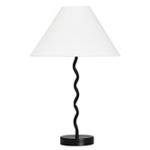 Lulu Squiggle Table Lamp Black