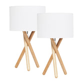 Byron Tripod Table Lamp Natural (Set of 2)