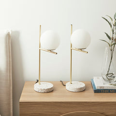 Mateo Table Lamp Gold (Set of 2)