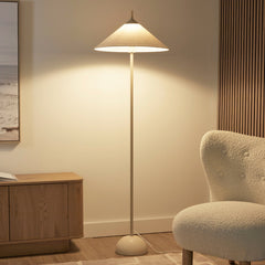 Arlo Floor Lamp Marble Oat