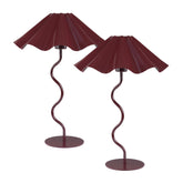 Lola Table Lamp Cabernet (Set of 2)