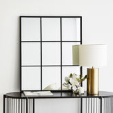 Sophia 70cm Rectangle Mirror Black