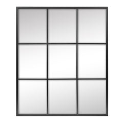 Sophia 70cm Rectangle Mirror Black