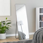 Elle 165cm Rectangle Standing Full Length Mirror Gunmetal Grey